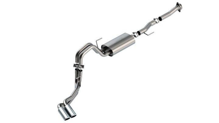 Borla F-150 2021-2022 5.0L 2DR RC SB (122.8 WB) XL, XLT 3/2.25 DSE Cat-Back S-Type Chrome Tips