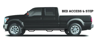 N-Fab Podium SS 2017-2022 Ford F-250/F-350 Super Duty Crew Cab 6.75ft Bed - Polished Stainless - 3in