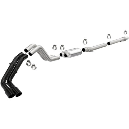 MagnaFlow CatBack 2019-2022 Ford Ranger 2.3L 3in Black Exhaust Tips