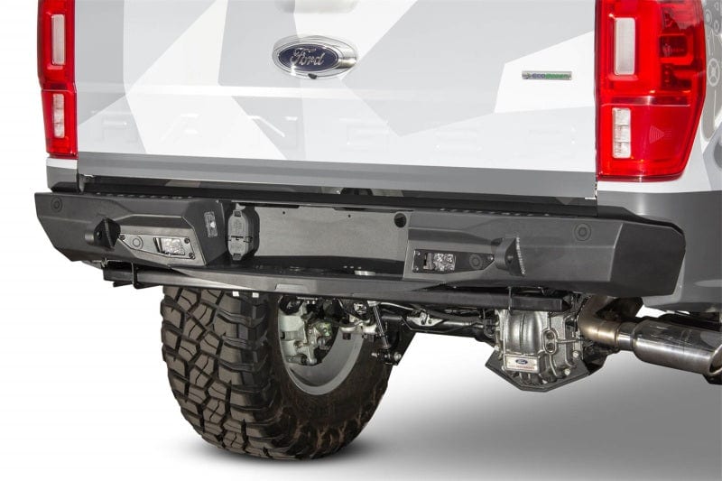 Addictive Desert Designs 2019-2022 Ford Ranger Stealth Fighter Rear Bumper w/ Backup Sensor Holes