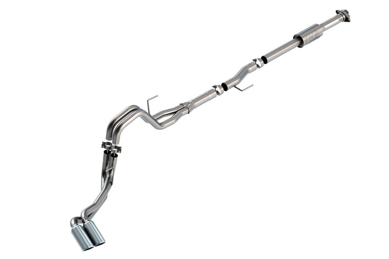 Borla F-150 2021-2022 2.7L/3.5L 4DR CC SB EC STB LARI/KING R/PLINUM/LTD 3/2.25 DSE Cat-Back AK CHR Tips
