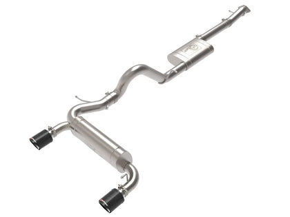 aFe 2021-2023 Ford Bronco L4-2.3L (t) / V6-2.7L (tt) Vulcan 3in. to 2.5in. SS Cat-Back - Carbon