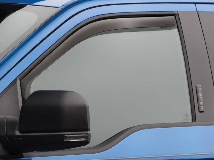 WeatherTech 2017-2020 Ford F-250/F-350/F-450/F-550 Front Side Window Deflectors - Dark Smoke