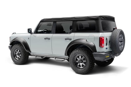 N-Fab Nerf Step 2021-2023 Ford Bronco (4 Door) - Gloss Black - SRW - 3in