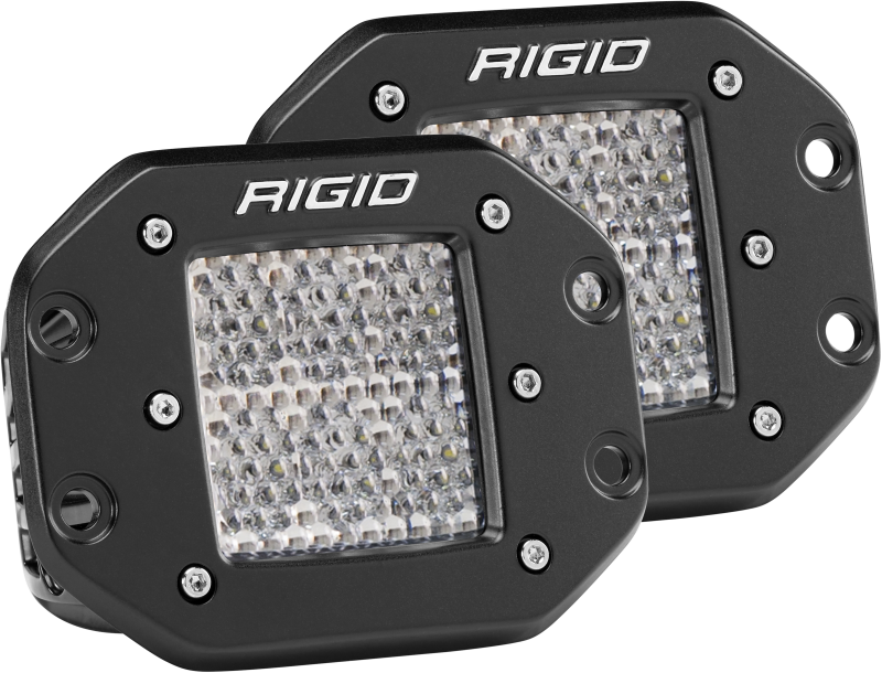 Rigid Industries D2 - Flush Mount - 60 Deg. Lens