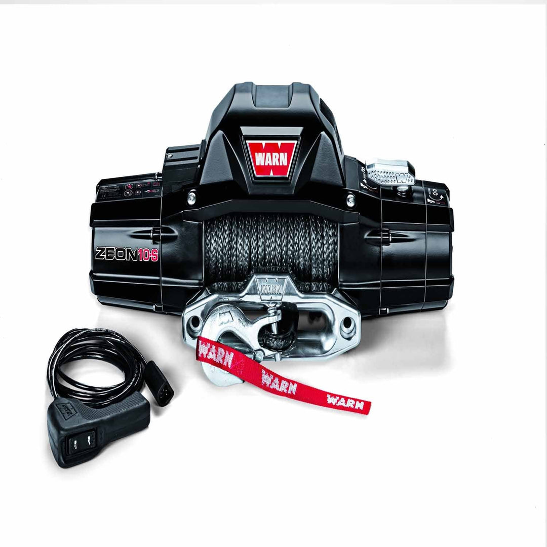 Warn 89611 12 Volt 10000 LB Cap 100 Ft Synthetic Rope