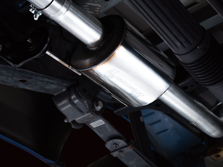 AWE 0FG 21-22 Ford F150 Dual Side Exit Cat-Back Exhaust- 4.5in Chrome Silver Tips
