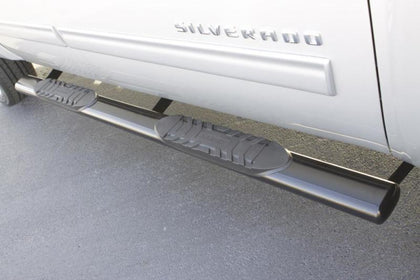 Lund 2015-2023 Ford F-150 SuperCab 5in. Oval Straight SS Nerf Bars - Polished
