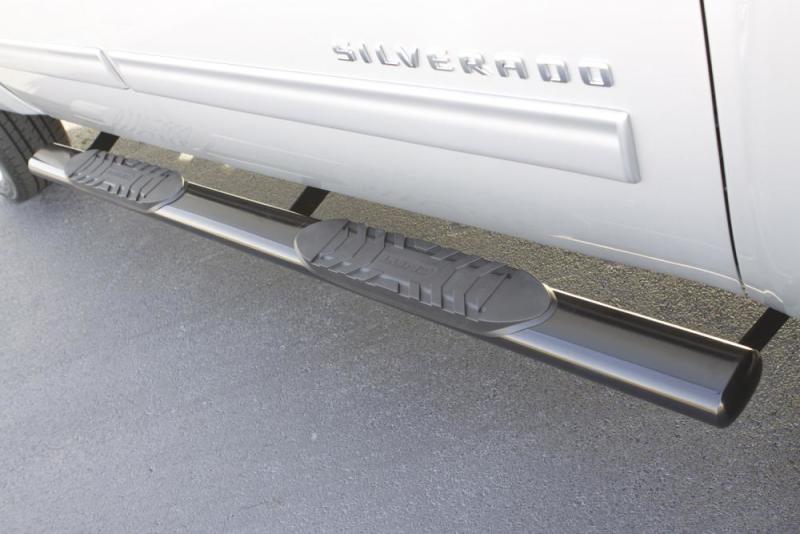 Lund 2015-2023 Ford F-150 SuperCab 5in. Oval Straight SS Nerf Bars - Polished