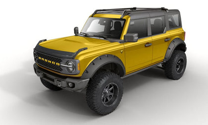 AVS 2021-2023 Ford Bronco Aeroskin Low Profile Hood Shield - Matte Black