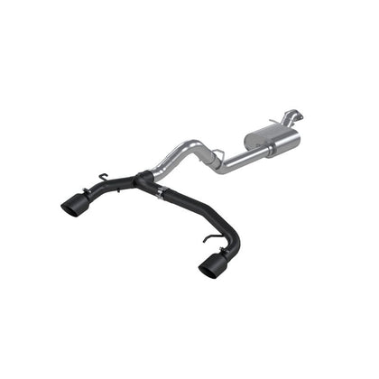MBRP 2021-2023 Ford Bronco 2.3/2.7L EcoBoost 2/4-Dr 3in Catback Dual Split Rear Exit BLK AL