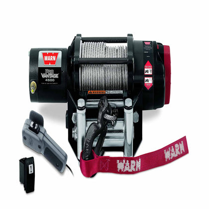 Warn 90450 12 Volt DC Battery 4500 LB Cap 55 Ft Wire Rope