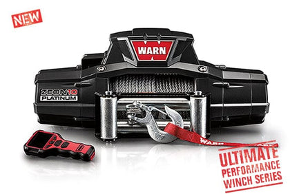 Warn 92810 12 Volt Two 16 amp Accessory Ports 10000 LB Cap 80 Ft Wire Rope