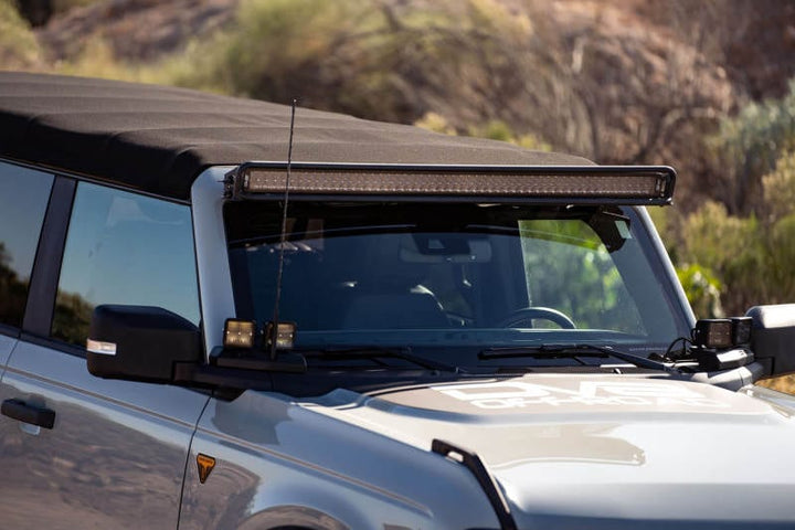 DV8 Offroad 2021-2023 Ford Bronco 52-Inch Straight LED Light Bar Mount