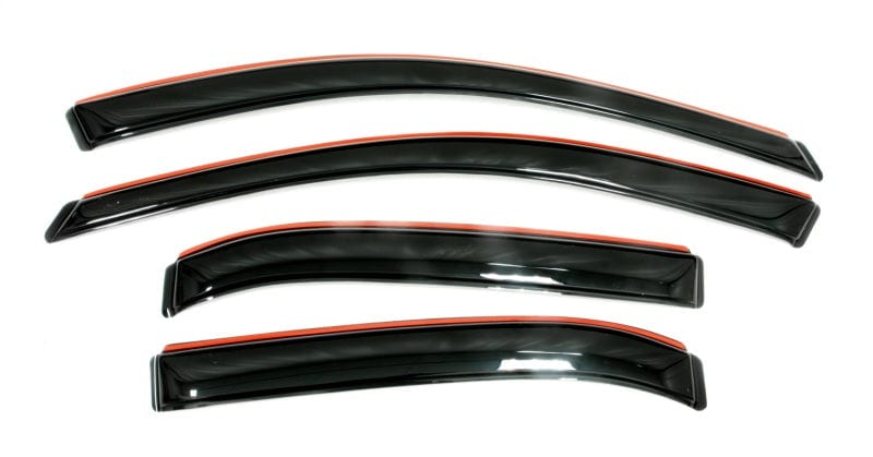 AVS 17-22 Ford F-250 Super Duty Supercab Ventvisor Front & Rear Window Deflectors 4pc - Smoke