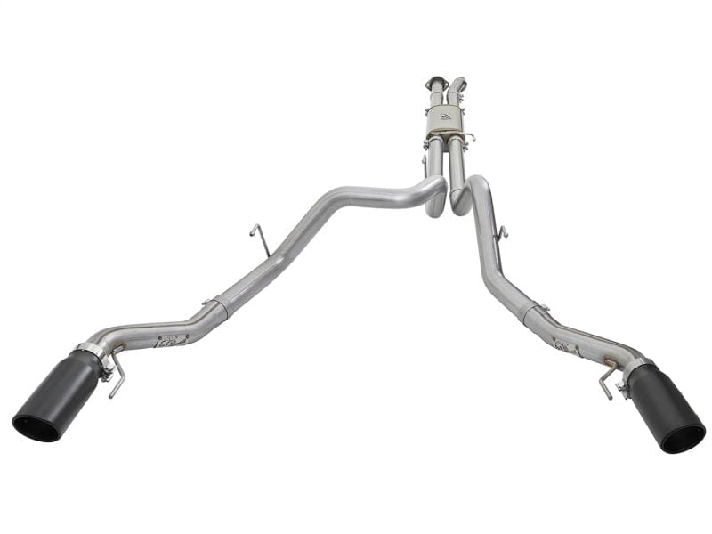 aFe MACHForce XP 3in 409-SS Exhaust Cat-Back 2017-2020 Ford F-150 Raptor V6-3.5L (tt) w/ Black Tip