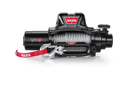 Warn 96800 Vehicle Mounted Vehicle Recovery Winch 12 Volt 8000 LB Cap 94 Ft Wire Rope
