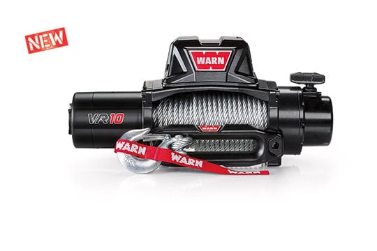 Warn 96810 Vehicle Mounted Vehicle Recovery Winch 12 Volt 10000 LB Cap 94 Ft Wire Rope