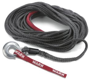 Warn 97782 10,000 LB Cap 3/8 Inch Dia x 90 Ft Standard Synthetic With Swivel Hook