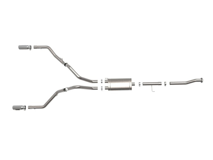 aFe Vulcan Series 3in 304SS Cat-Back w/ Polished Tips 15-20 Ford F-150 V6 2.7L/3.5L(tt) / V8 5.0L