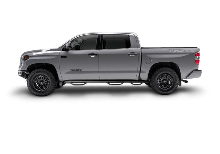 N-Fab Nerf Step 2015-2023 Ford F-150 SuperCrew 5.5ft Bed - Gloss Black - Bed Access - 3in