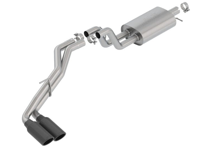 Borla 2019-2022 Ford Ranger XL/XLT/Lariat 2.3L 2/4WD WB S-Type Catback Exhaust w/ Dual Blk Chrome Tips