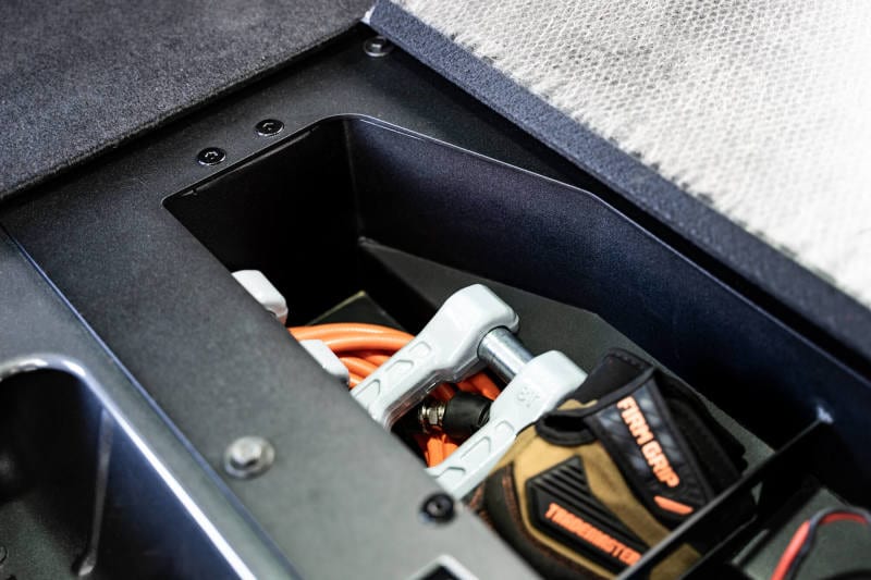 DV8 Offroad - Air Compressor Mount & Storage Box - 2021-2023 Ford Bronco