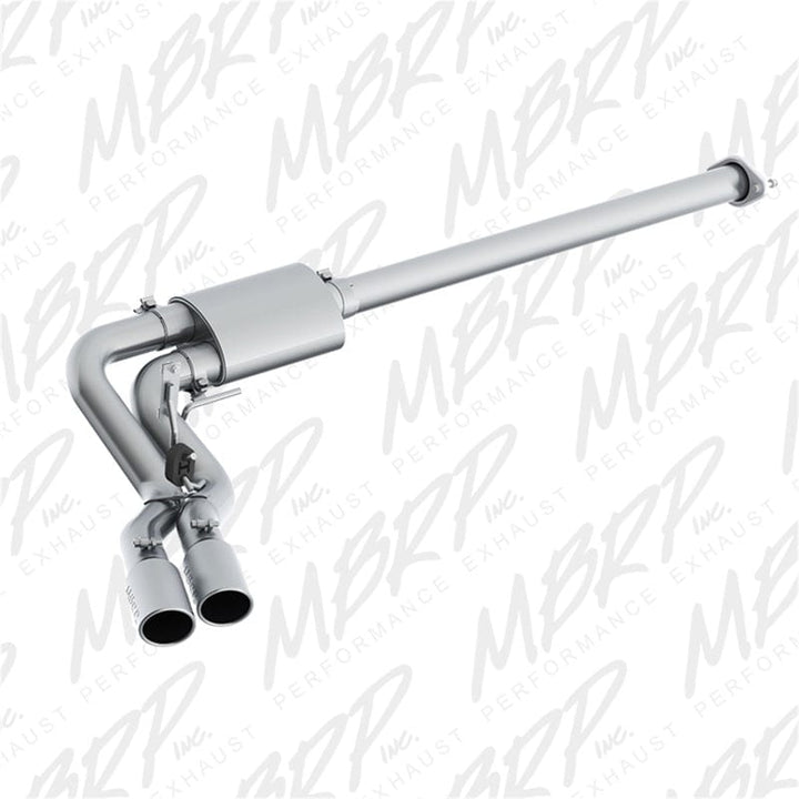 MBRP 15-20 Ford F-150 2.7L/3.5L/5.0L 3in Cat Back Single Side Pre-Axle Dual Exit T409
