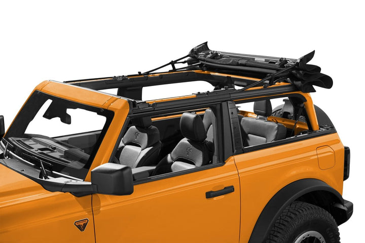 TREKTOP SLANTBACK SOFT TOP - BLACK TWILL - 2021-2023 FORD BRONCO 2-DOOR