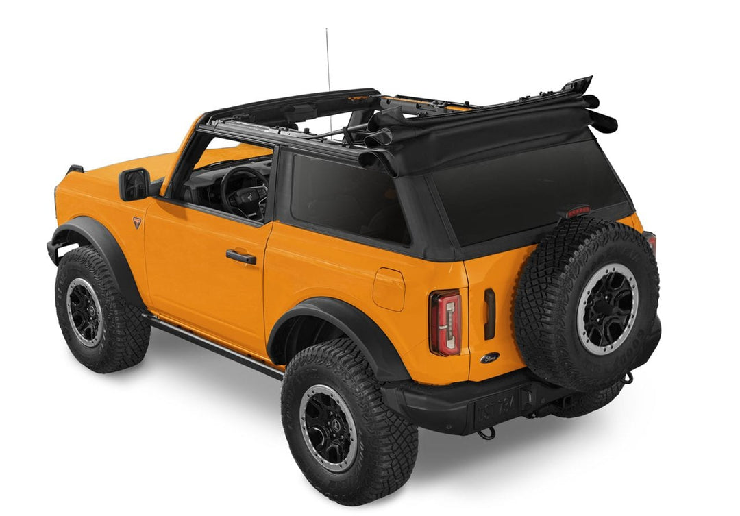TREKTOP SLANTBACK SOFT TOP - BLACK TWILL - 2021-2023 FORD BRONCO 2-DOOR