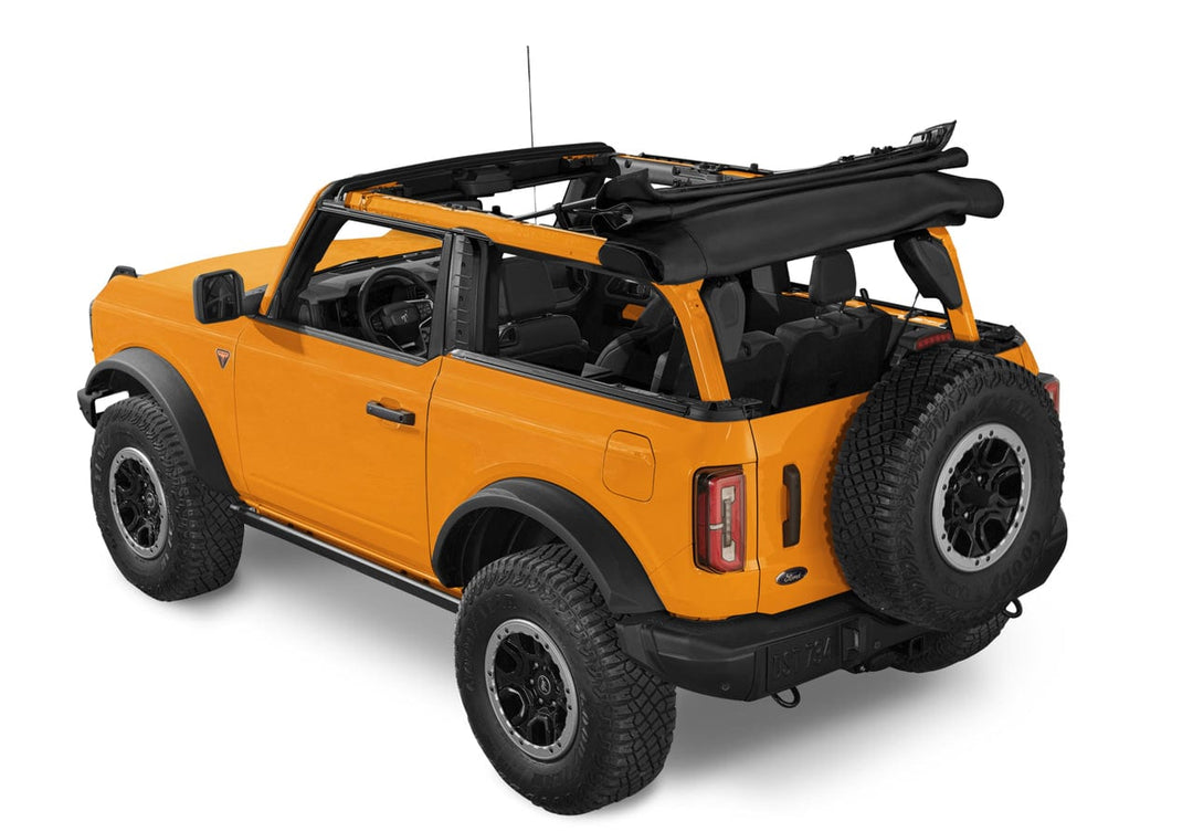 TREKTOP SLANTBACK SOFT TOP - BLACK TWILL - 2021-2023 FORD BRONCO 2-DOOR
