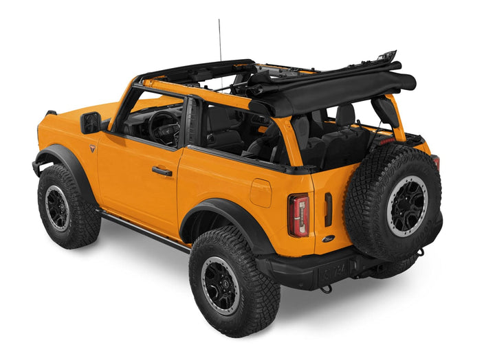 TREKTOP SLANTBACK SOFT TOP - BLACK TWILL - 2021-2023 FORD BRONCO 2-DOOR