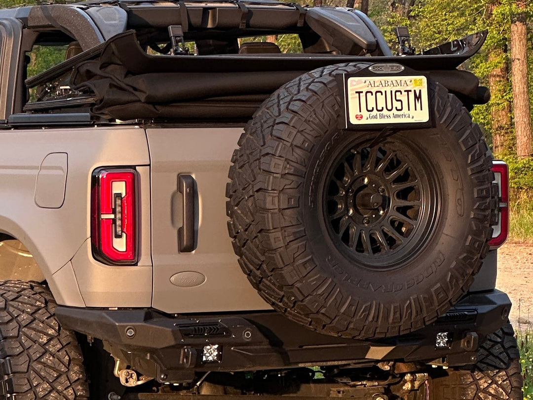 Rock Slide Any Size Spare Tire Ez Plate