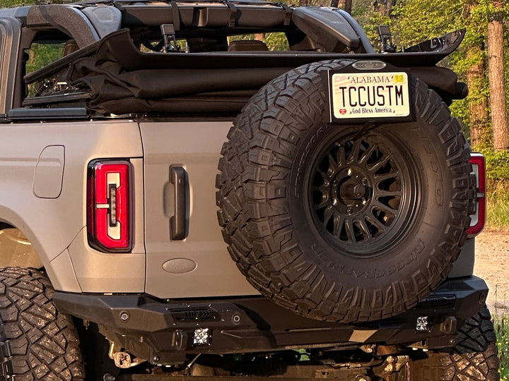 Rock Slide Any Size Spare Tire Ez Plate