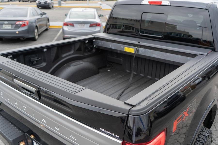 Roll-N-Lock LG101M Locking Retractable M-Series Truck Bed Tonneau Cover for 2021-2023 Ford F-150 | Fits 5.5 Ft. Bed