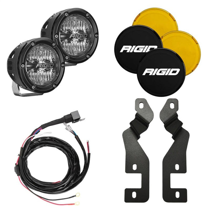 Rigid Industries 2021-2023 Ford Bronco Sport A-Pillar Light Mount Kit (Incl. 4In 360-Series Drive)