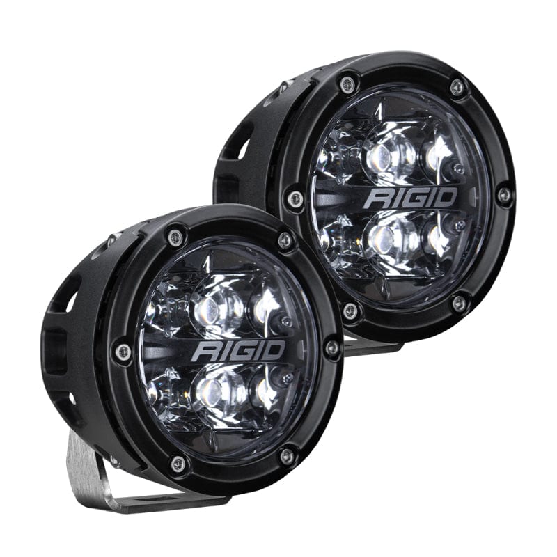 Rigid Industries 2021-2023 Ford Bronco A-Pillar Light Kit (Incl. 360-spot and 360-Drive)
