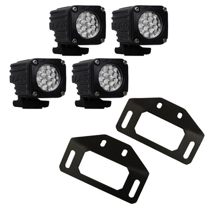 Rigid Industries 2021-2022 Bronco Sport Overland Roof Rack Ignite Pod Light Mount Kit