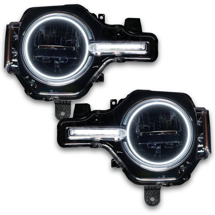 Oracle 2021-2023 Ford Bronco ColorSHIFT Headlight Halo Kit w/DRL Bar - Base Headlights