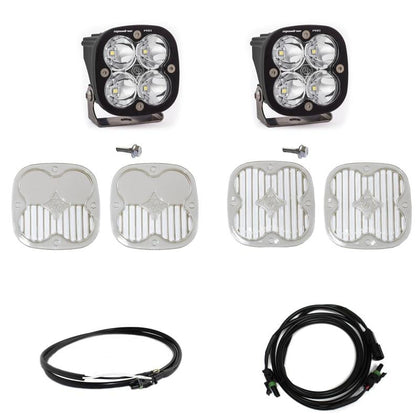 Baja Designs 2021-2023 Ford Bronco A Piller Light Kit Squadron Pro Spot w/Upfitter