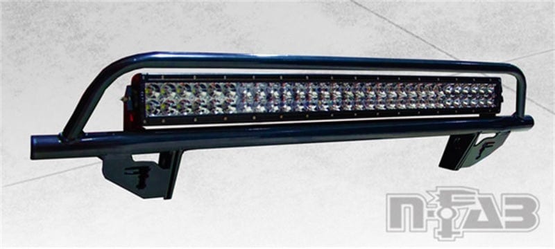 N-Fab Off Road Light Bar 2017-2022 Ford F250/F350 Super Duty - Gloss Black