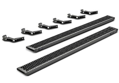 N-Fab Growler Fleet 2015-2023 Ford F-150 / 17-22 F-250/F-350 Crew Cab - Cab Length - Tex. Black