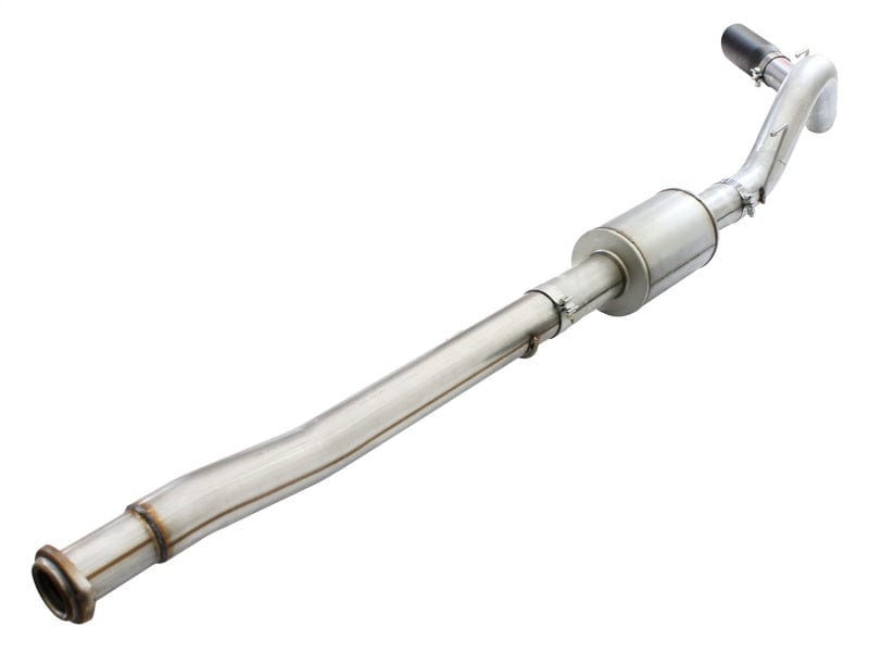 aFe Atlas Exhausts 4in Cat-Back Aluminized Steel Exhaust Sys 2015-2020 Ford F-150 V6 3.5L (tt) Black Tip