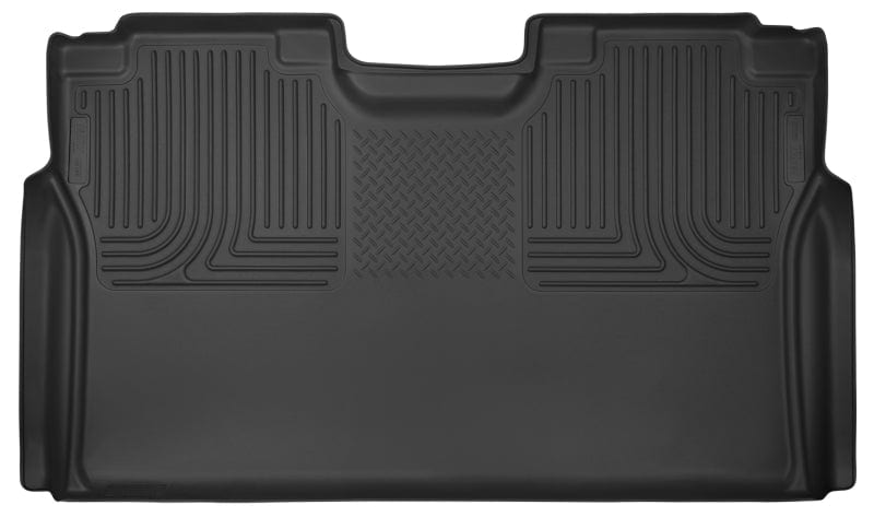 Husky Liners 15-22 Ford F-150 SuperCrew X-Act Contour Black 2nd Seat Floor Liners (Full Coverage)