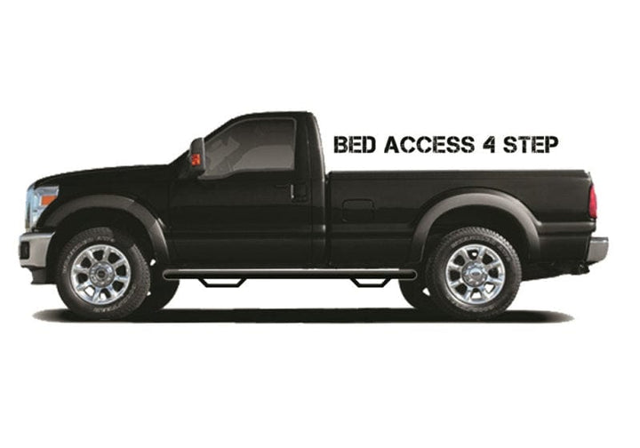 N-Fab Nerf Step 17-22 Ford F-250/F-350 Regular Cab 8ft Bed - Tex. Black - Bed Access - 3in