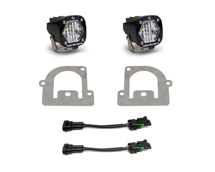 Baja Designs 21-22 Ford Bronco Sport S1 WC LED Fog Pocket Light Kit - Clear