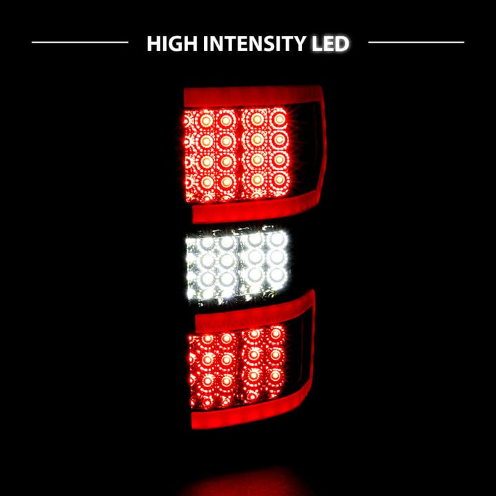 ANZO 2018-2020 Ford F-150 LED Taillight Smoke (Red Light) (w/ Sequential)