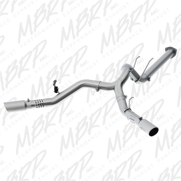 MBRP 17-22 Ford F-250/350/450 6.7L 4in Filter Back Cool Duals T409 Exhaust System