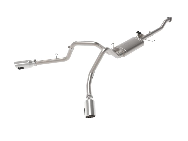 aFe Gemini XV 3in 304 SS Cat-Back Exhaust 15-22 Ford F-150 V6 2.7L/3.5 w/ Polished Tips
