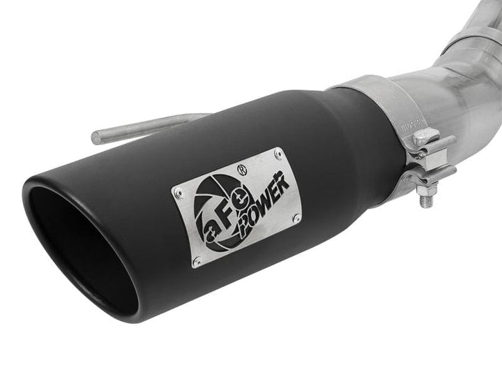 aFe MACH Force-Xp 3in to 3-1/2in 304 SS Cat-Back Exhaust w/Black Tip 17-20 Ford F-150 Raptor V6 3.5L